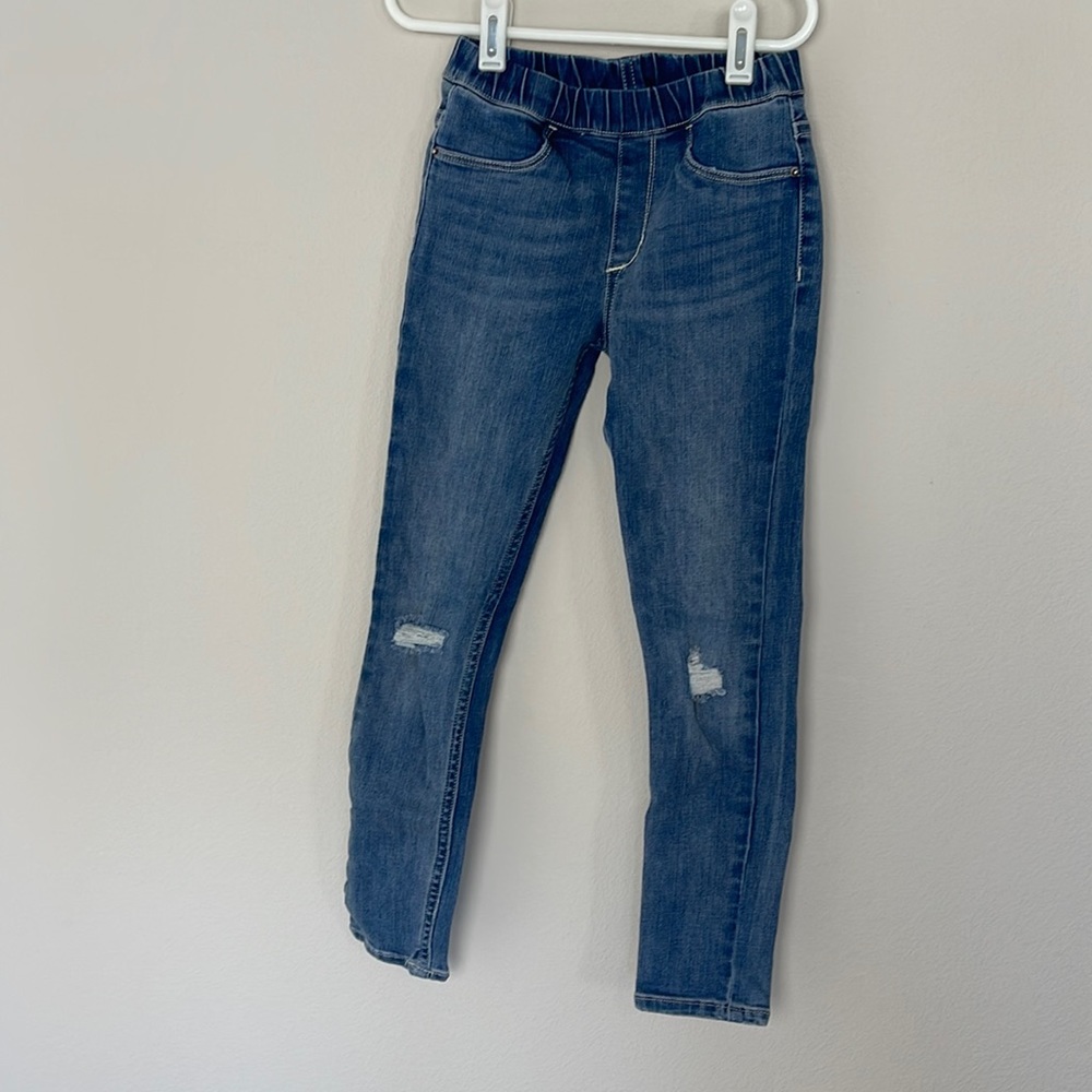 H&M girls distressed jeggings size 7